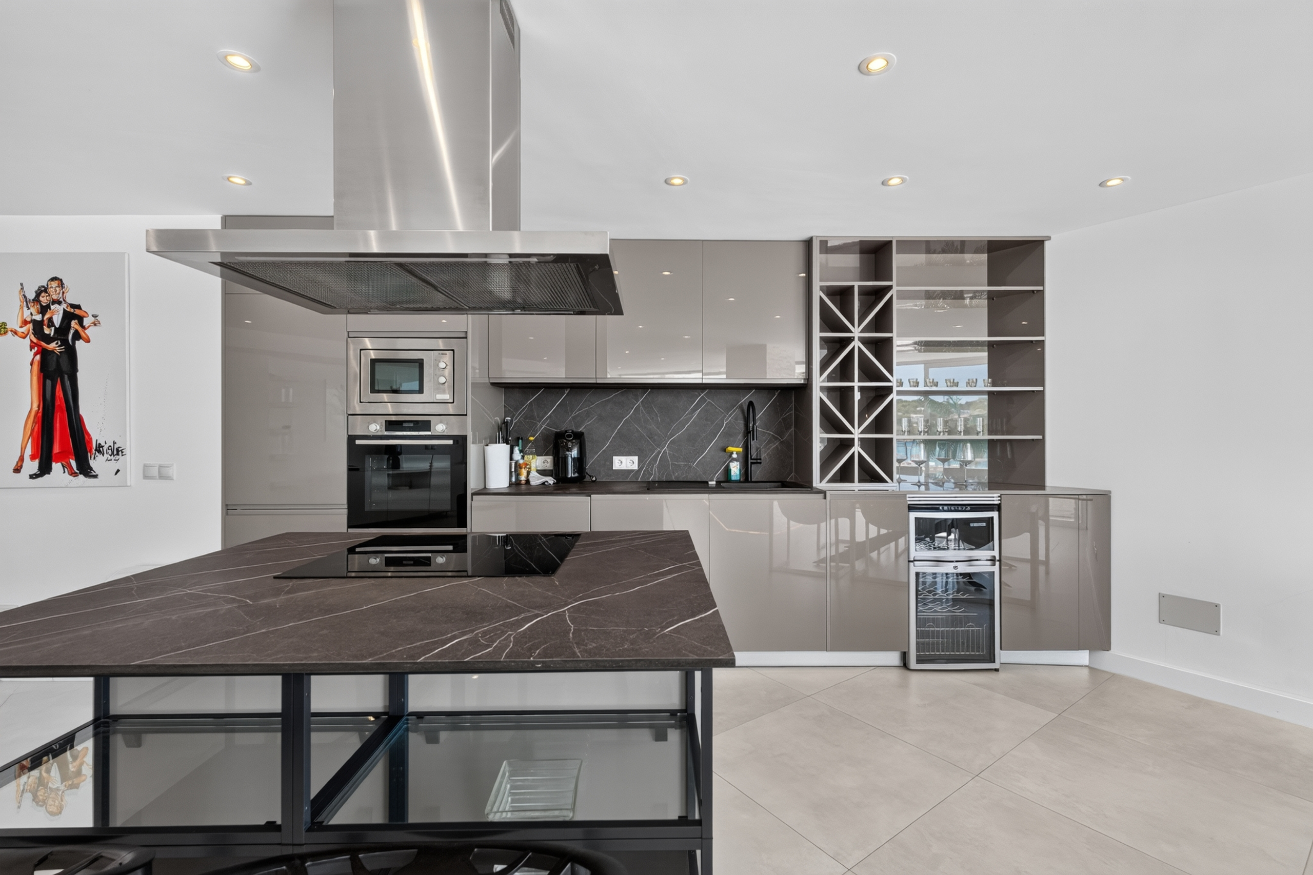 Strandapartment mit Panorama-Meerblick, Magaluf, Calvià, 5
