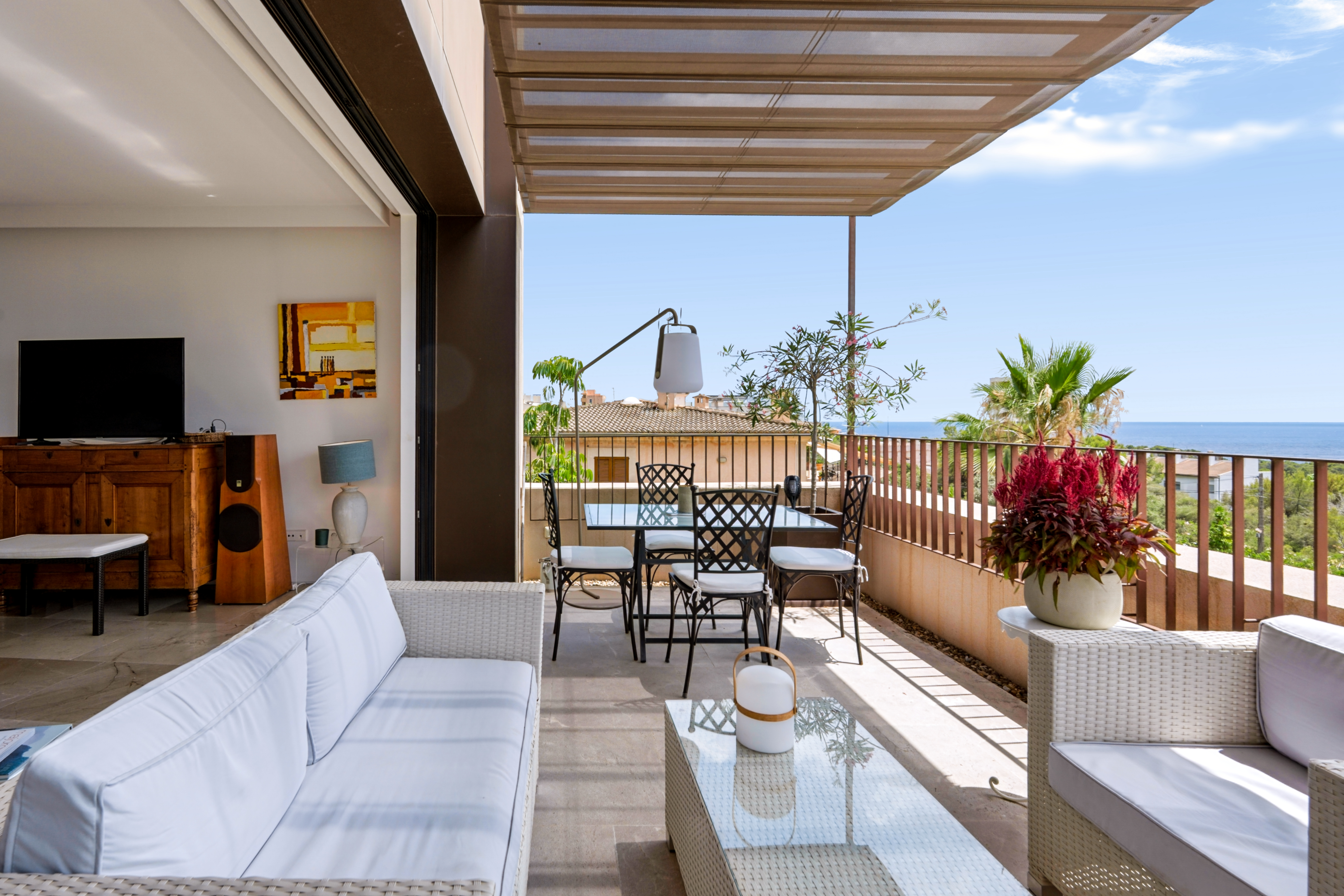 Apartment in Bonanova with a terrace and ocean view, photo 1 – Bonanova, Palma de Mallorca